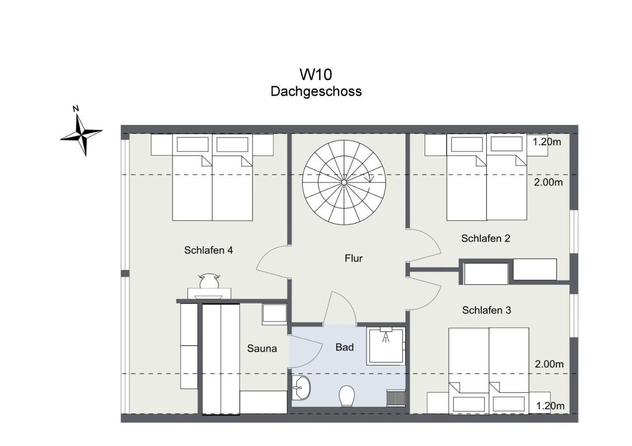 Ferienhaus Wiesengefluester W10 - Mit Sauna, Kamin Und Garten Robel Exterior photo